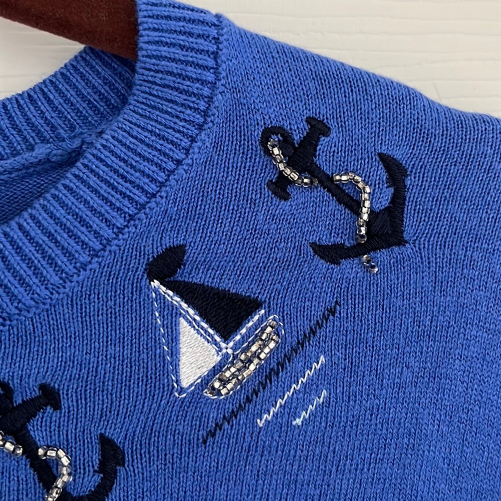 Talbots Embroidered Sweater - Picture 4 of 7